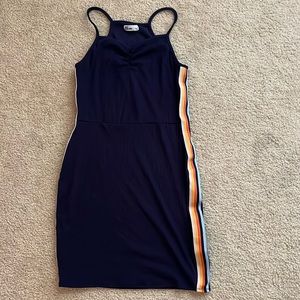 Cute navy fitted dress